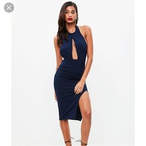 Navy Midi dress